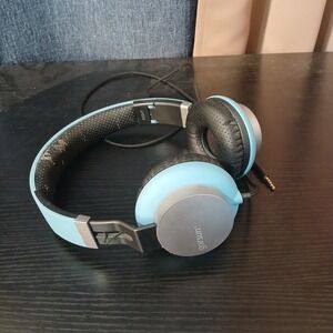 "Make Offer" Blue and Black Over-Ear Headphones
